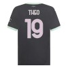 Original Trikotsatz AC Mailand Theo 19 Ausweichtrikot 2024-25 Für Kinder